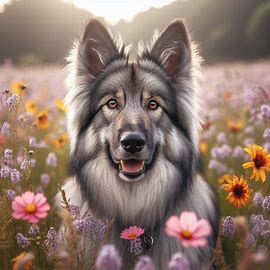 Argenté masque de loup